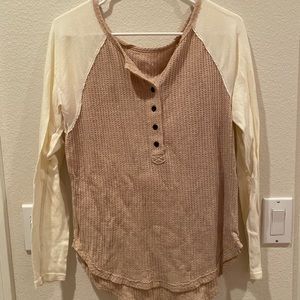 free people baseball tee